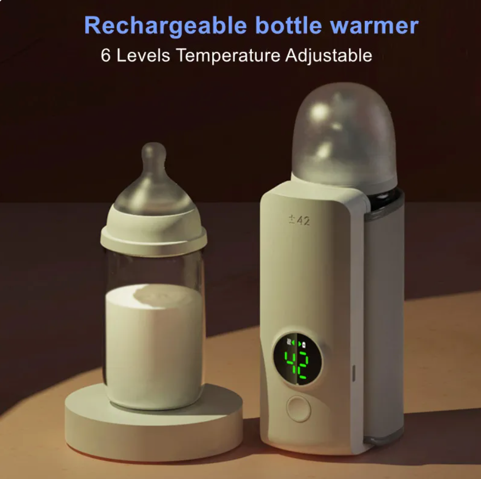 Lumora WarmFlow portable wireless baby bottle warmer