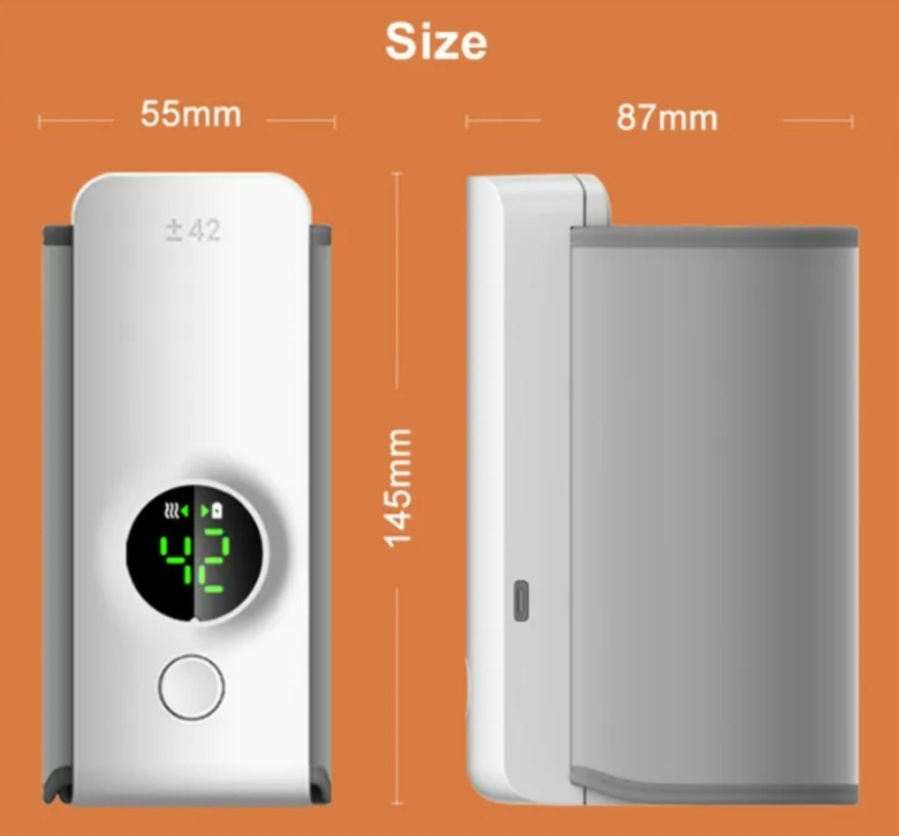 Lumora WarmFlow portable wireless baby bottle warmer