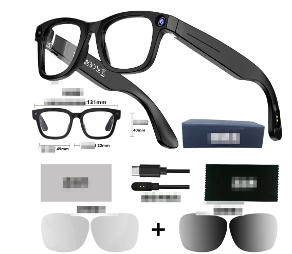Lumora Vision AI smart glasses with built-in camera