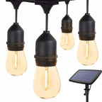Lumora SolarGlow Outdoor Solar String Lights - Waterproof patio lights