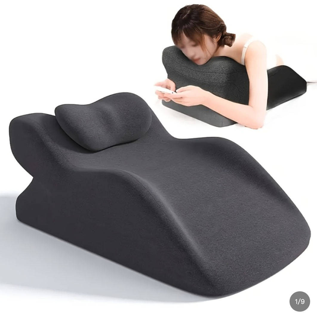 Lumora DreamRest ergonomic stomach sleeper pillow