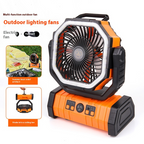 Lumora BreezeLight portable camping fan LED light power bank