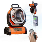 Lumora BreezeLight portable camping fan LED light power bank