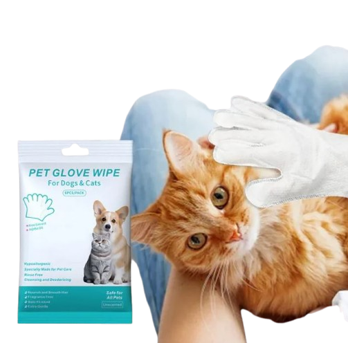Lumora CleanPaws pet grooming cleaning gloves