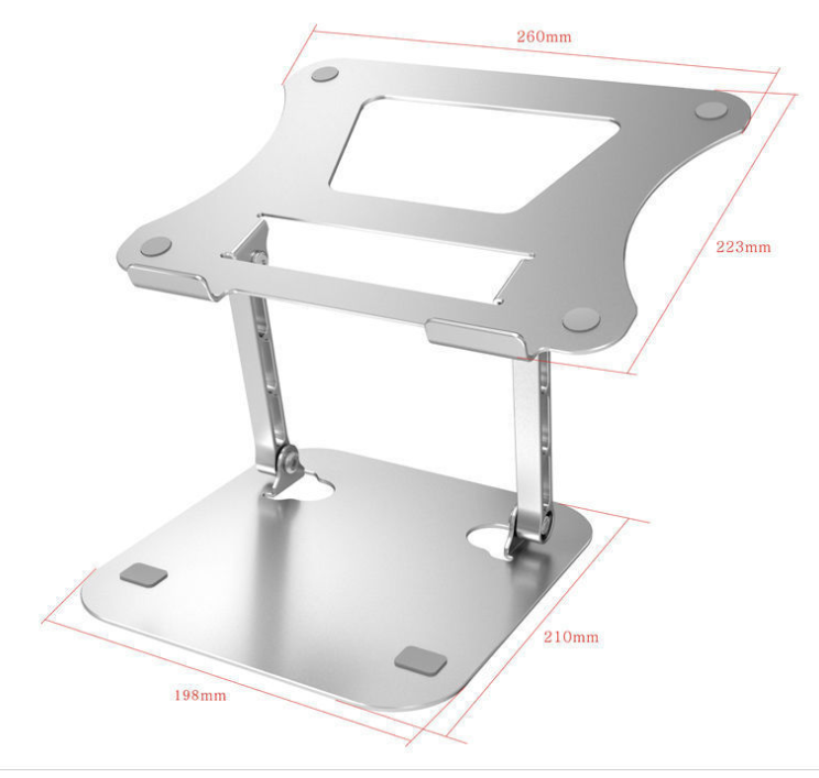 Lumora ElevateDesk Adjustable Laptop Stand - Ergonomic aluminum desk riser
