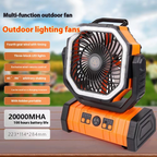 Lumora BreezeLight portable camping fan LED light power bank