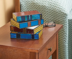 Lumora BookLight Stacked Books Desk Lamp - Decorative book-shaped light