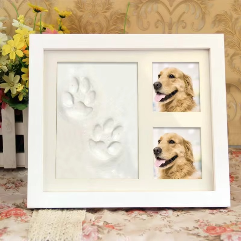 Lumora PawPrint DIY Pet Memorial Frame - Dog cat remembrance frame